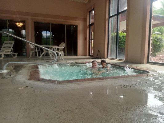 In Jakuzzi with my hubby. What you see is what you get on their website pictures.