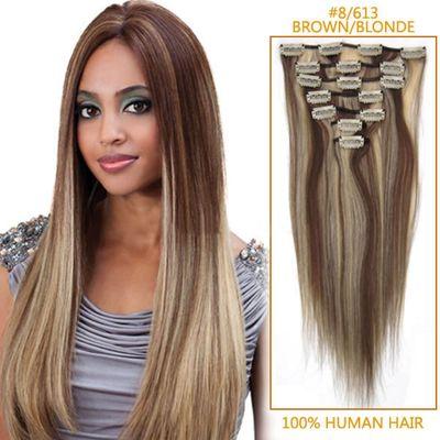 We recommend one packs of this item for a full head. Clip-in extensions can work with short hair.