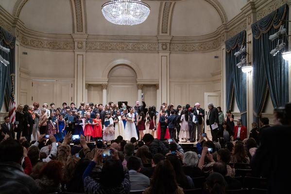 2018 BMTG intercontinental competition winners concert at Carnegie Hall.