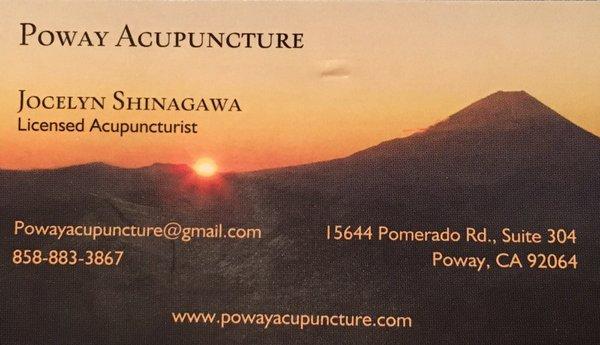 Jocelyn is the best acupuncturist in San Diego!