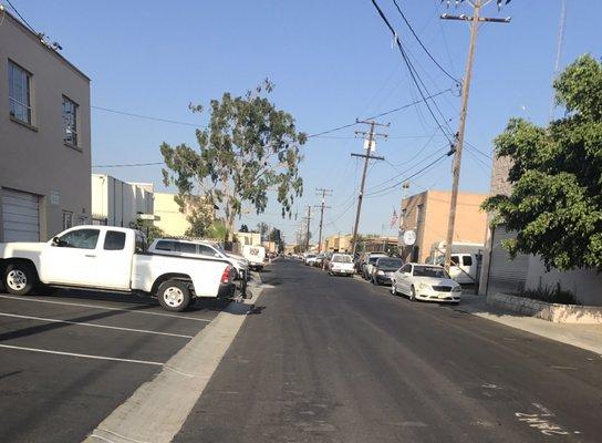 Facing San Gabriel Blvd