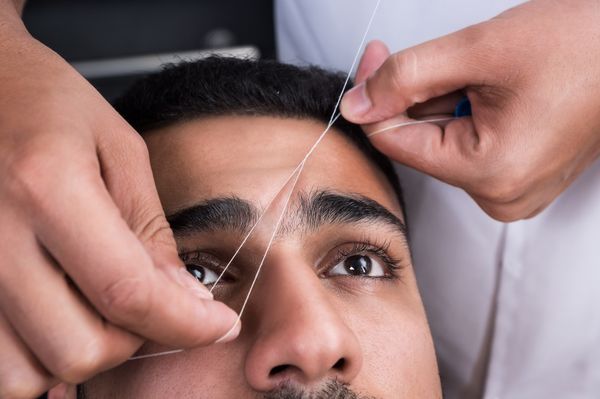 Men Eyebrow Threading.