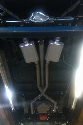 x-pipe dual exhaust