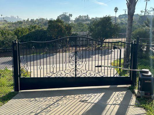 Gate from inside property