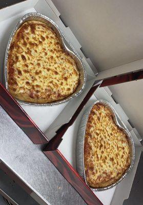 Valentine's Day Cheese Pizza