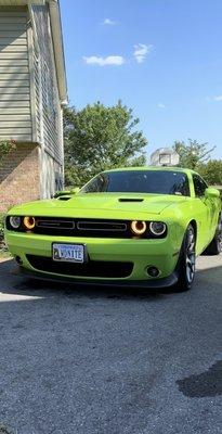 Beautiful Challenger SRT after a full interior & exterior  detail.