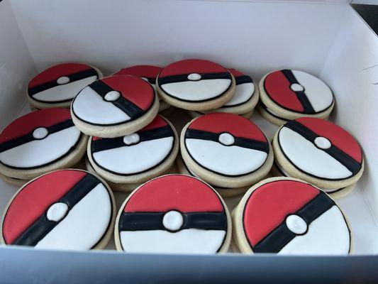 Pokemon sugar cookies