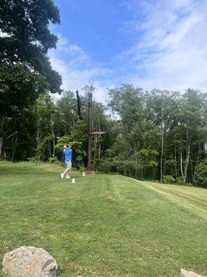 Old ski lift