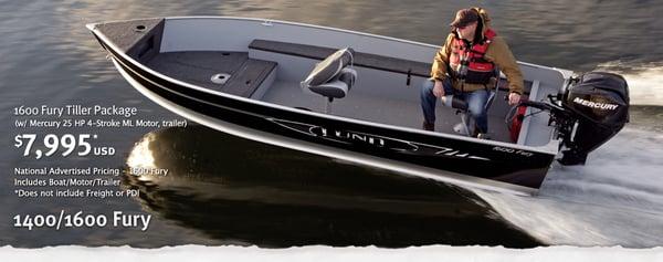 2013 Lund Fury 1400 & 1600 due to arrive in November