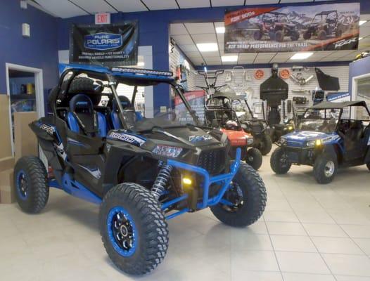 Polaris off-road ATVs and Ranger/RZR UTVs