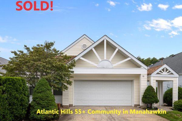 Just Sold in Atlantic Hills 55+ Community in Manahawkin