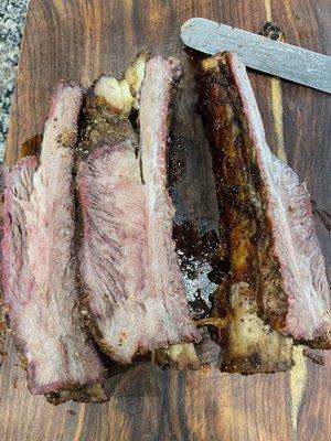 Smoked beef ribs