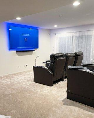 86 inches in home theater