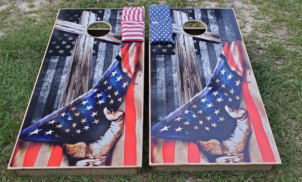 Custom made / designed cornhole boards and bags.