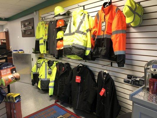 Hi-Vis coats and heated jackets