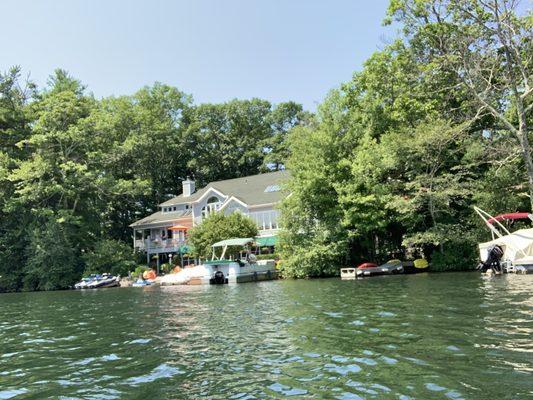 There's an equal mix of older lake cottages and bigger than you need McMansions.