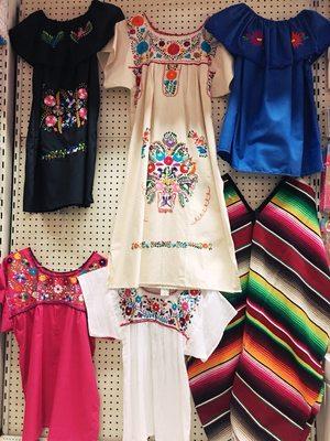 Fiesta Dresses and Panchos lots of other colors and Designs