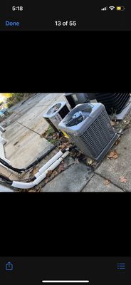 Coleman condenser install