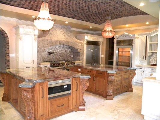 Vaulted Ceiling Kitchen