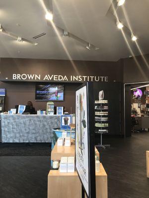 05/03/2018 -- Inside Brown Aveda Institute in Strongsville, Ohio.