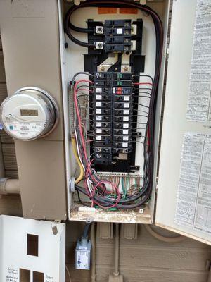 EMP installation and panel inspection.