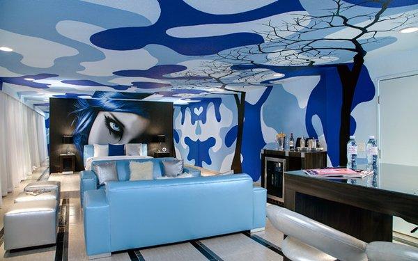 I live in Vegas, but the stunning Camouflage Mega Suite at RUMOR makes a stay-cation seem worthwhile! Interior Design by Somers Furniture!