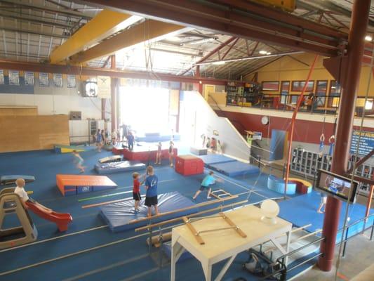 The Gymnastic area