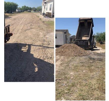 Do you need fill dirt, caliche, gravel or top soil?
We'll deliver for you!