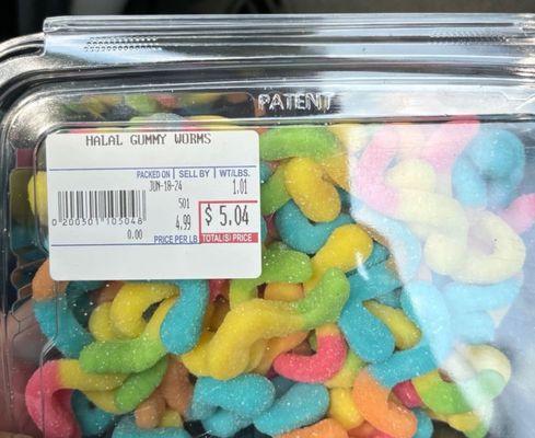 Halal Gummy Worms