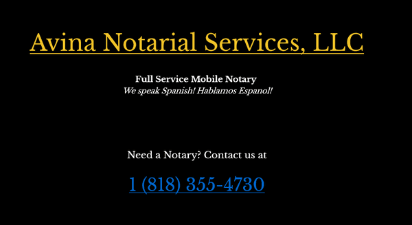 Avina Notarial Services