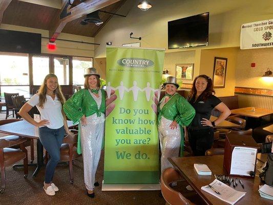 Ciara, Maira, & Mesquite Showgirls at the 2022 Mesquite Golf Tournament