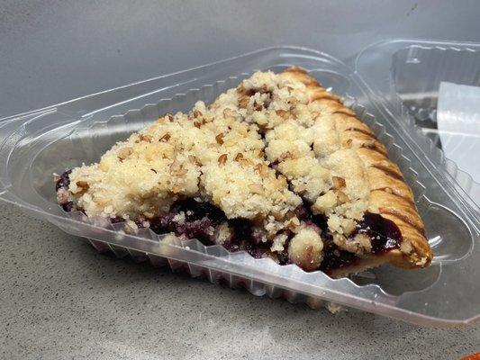 Blueberry Streusel Pie