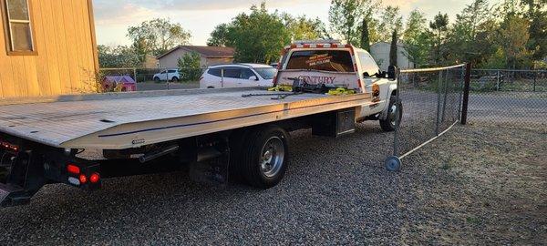 Our first tow truck!