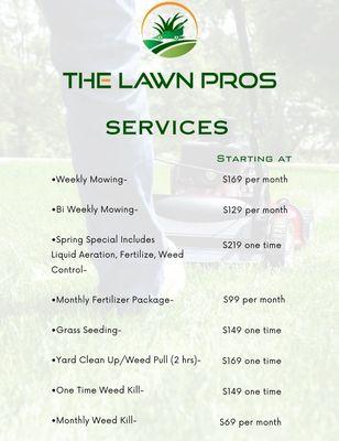 Weekly lawn mowing service and so much more! #mowing