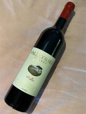 Valley to the Sea Winery bottle of Malbec