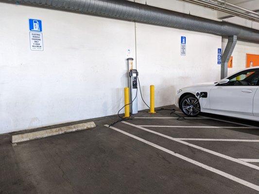 Electric car charging stations