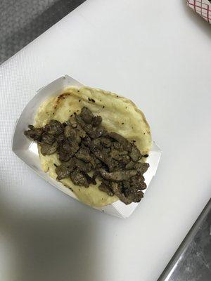 Tacos de bistec(steak tacos)