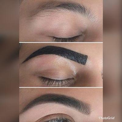 Eyebrow tinting