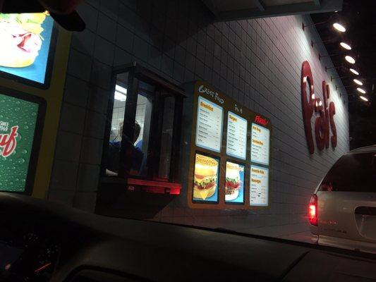 Drive through only.