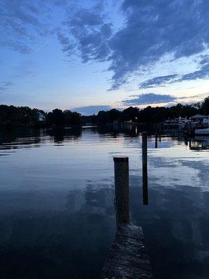 View from the dock