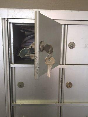 Replace mailbox cylinders