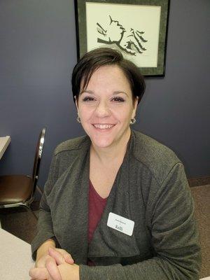 Kelli Feldkamp is the first friendly face you see when you enter Pinard Chiropractic.