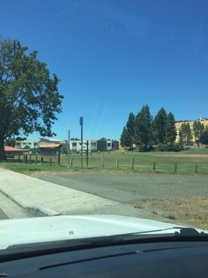 Park next to lupine elementary school