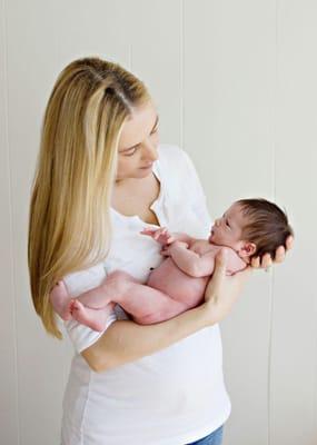 One of my favorites, taken in her studio. My daughter 5 days old.