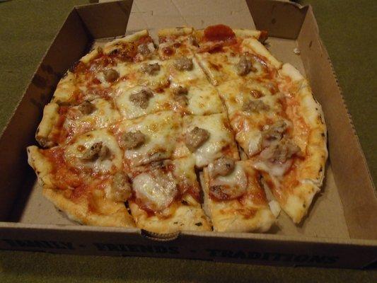 House Special Pizza - with 3 meats.