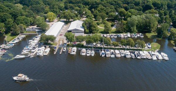 Located at Saugatuck Yacht Service