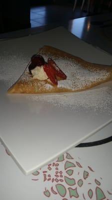 Cream Cheese and Berry Crepe.