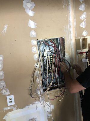 Removing old Federal Pacific sub panel.