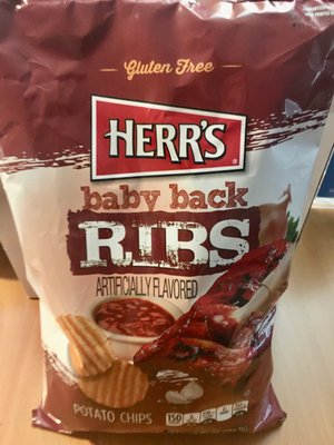 Baby Back Ribs Potato Chips