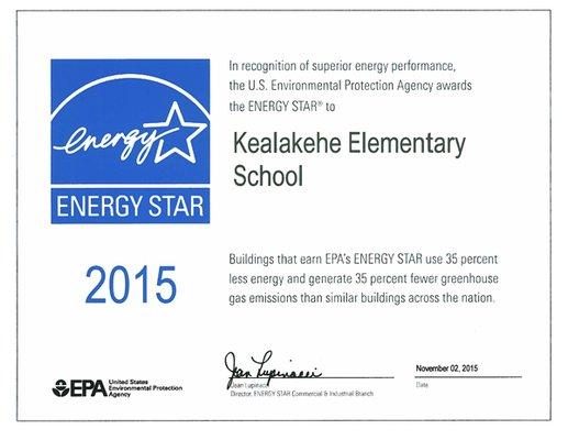 Congratulations on your ENERGY STAR award, from the team at Momentum Bay!